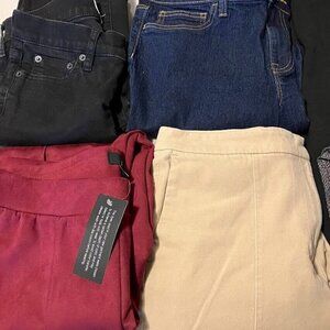 5 lb Reseller Mixed Lot Pants and Jeans Assorted Sizes Styles And Brands